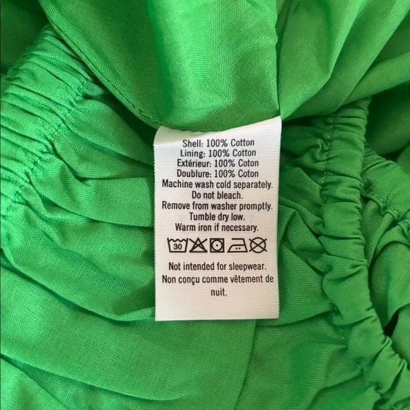 NWT Janie and Jack Baby Girl Rose Pleated Pink & Green Dress Size 3-6 Months - Picture 9 of 9